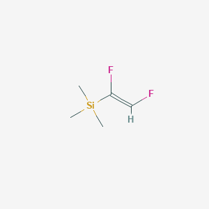 [(1E)-1,2-difluoroethenyl]trimethylsilane