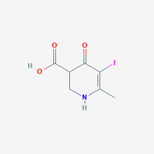 5-Iodo-6-methyl-4-oxo-1,2,3,4-tetrahydropyridine-3-carboxylic acid