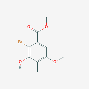 Methyl 2-bromo-3-hydroxy-5-methoxy-4-methylbenzoate