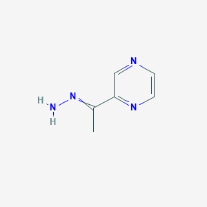 2-[1-(2-Pyrazinyl)ethylidene]hydrazine