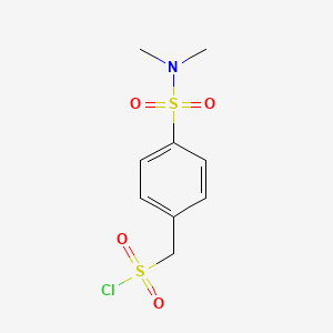 [4-(N,N-Dimethylsulfamoyl)phenyl]methanesulfonyl Chloride