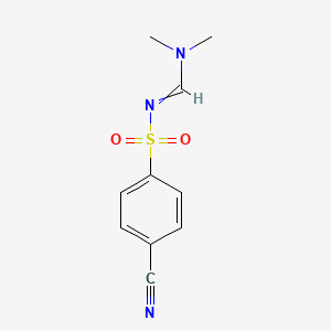 N'-(4-cyanobenzenesulfonyl)-N,N-dimethylmethanimidamide