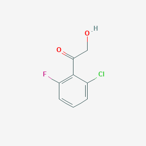 molecular formula C8H6ClFO2 B11719728 2'-Chloro-6'-fluoro-2-hydroxyacetophenone 