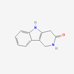 molecular formula C11H10N2O B11719753 1,2,4,5-tetrahydro-3H-Pyrido[4,3-b]indol-3-one 