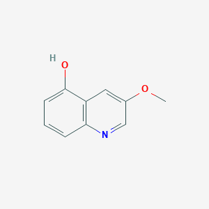 molecular formula C10H9NO2 B11719787 3-Methoxyquinolin-5-ol 