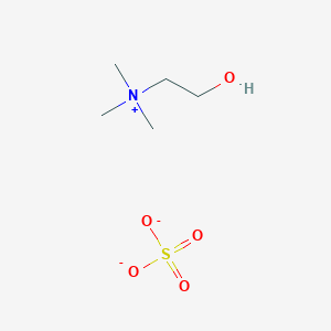 (2-Hydroxyethyl)trimethylazanium sulfate