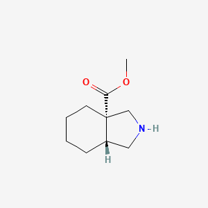 methyl (3aS,7aR)-octahydro-1H-isoindole-3a-carboxylate