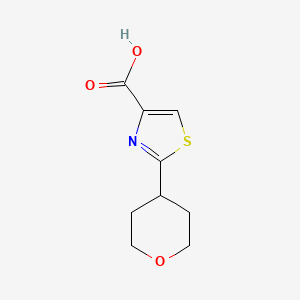 2-(Tetrahydro-2H-pyran-4-yl)thiazole-4-carboxylic acid