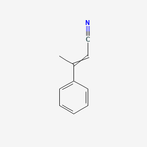 molecular formula C10H9N B11719900 3-phenylbut-2-enenitrile 