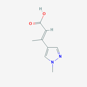 3-(1-methyl-1H-pyrazol-4-yl)but-2-enoic acid