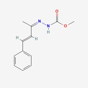 methyl N-[(Z)-[(E)-4-phenylbut-3-en-2-ylidene]amino]carbamate