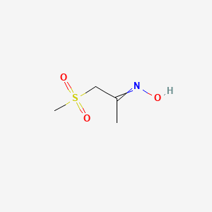 N-(1-methanesulfonylpropan-2-ylidene)hydroxylamine