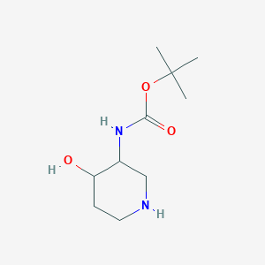 molecular formula C10H20N2O3 B11720033 trans-3-(Boc-amino)-4-hydroxypiperidine 