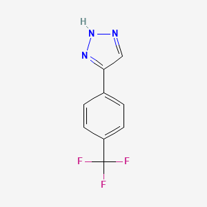 4-(4-(trifluoromethyl)phenyl)-1H-1,2,3-triazole