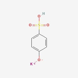 molecular formula HOC6H4SO3K B1172008 Potassium phenolsulfonate CAS No. 12167-15-6