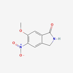 6-Methoxy-5-nitroisoindolin-1-one