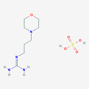 2-(3-morpholin-4-ylpropyl)guanidine;sulfuric acid