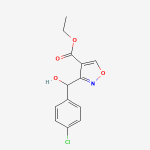 Ethyl 3-[(4-Chlorophenyl)(hydroxy)methyl]isoxazole-4-carboxylate