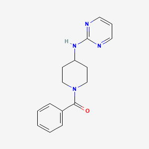 Phenyl(4-(pyrimidin-2-ylamino)piperidin-1-yl)methanone