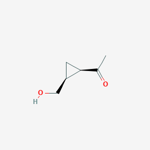 B117201 1-[(1R,2S)-2-(Hydroxymethyl)cyclopropyl]ethanone CAS No. 154615-31-3