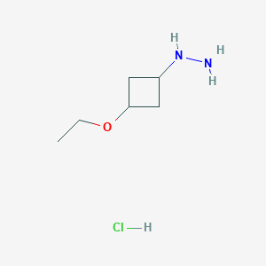 (3-Ethoxycyclobutyl)hydrazine hydrochloride