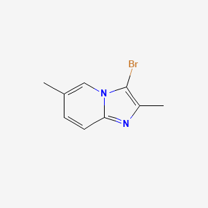 molecular formula C9H9BrN2 B11720141 3-Bromo-2,6-dimethylimidazo[1,2-a]pyridine 