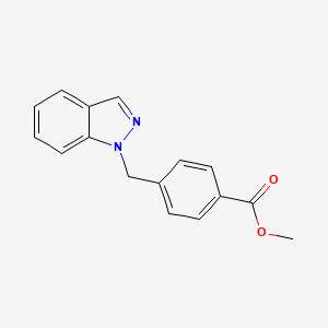 Methyl 4-((1h-indazol-1-yl)methyl)benzoate