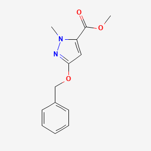 Methyl 3-(benzyloxy)-1-methyl-1H-pyrazole-5-carboxylate