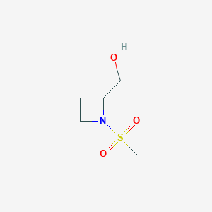 (1-Methanesulfonylazetidin-2-yl)methanol