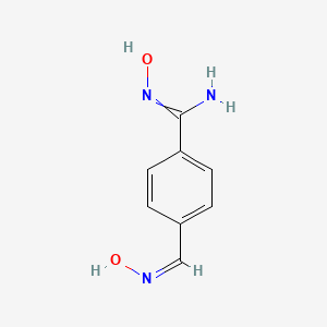 N-hydroxy-4-[(E)-(hydroxyimino)methyl]benzene-1-carboximidamide