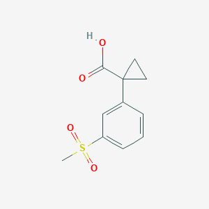 1-[3-(Methylsulfonyl)phenyl]cyclopropanecarboxylic Acid