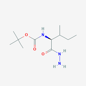 tert-Butyl ((2S)-1-hydrazinyl-3-methyl-1-oxopentan-2-yl)carbamate