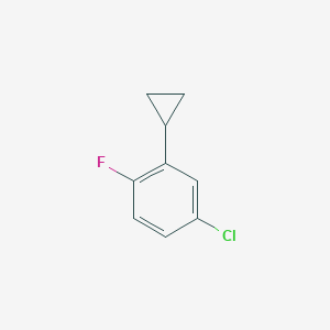 4-Chloro-2-cyclopropyl-1-fluorobenzene