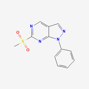 6-(Methylsulfonyl)-1-phenyl-1h-pyrazolo[3,4-d]pyrimidine