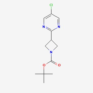 Tert-butyl 3-(5-chloropyrimidin-2-yl)azetidine-1-carboxylate