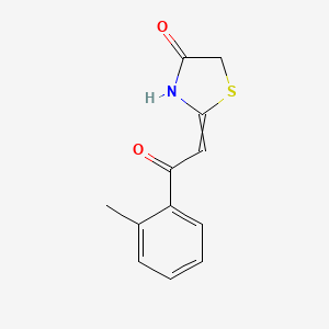 2-[2-(2-Methylphenyl)-2-oxoethylidene]-4-thiazolidinone