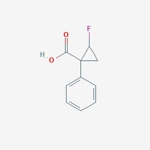 2-Fluoro-1-phenylcyclopropane-1-carboxylic acid