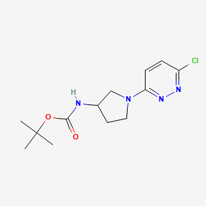 Tert-butyl (1-(6-chloropyridazin-3-yl)pyrrolidin-3-yl)carbamate