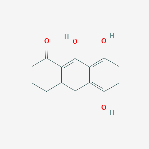 1,5,8-Trihydroxy-2,3,4,4a,9,10-hexahydroanthracen-9-one