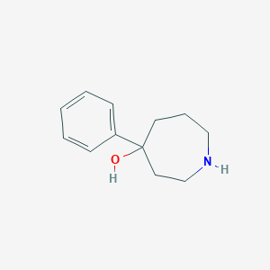 molecular formula C12H17NO B11720350 4-Phenylazepan-4-ol 