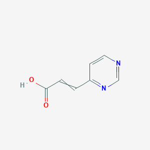 3-(Pyrimidin-4-yl)prop-2-enoic acid