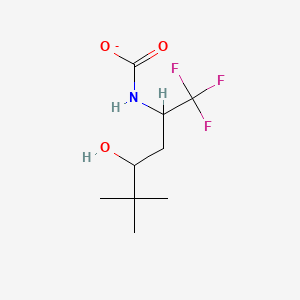 N-(1,1,1-trifluoro-4-hydroxy-5,5-dimethylhexan-2-yl)carbamate