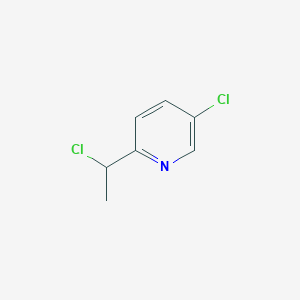 5-Chloro-2-(1-chloroethyl)pyridine