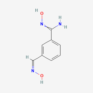 N-hydroxy-3-[(E)-(hydroxyimino)methyl]benzene-1-carboximidamide