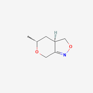 (3aR,5R)-5-methyl-3H,3aH,4H,5H,7H-pyrano[3,4-c][1,2]oxazole