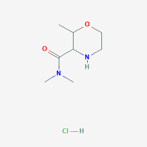 N,N,2-trimethylmorpholine-3-carboxamide hydrochloride