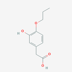 3-Hydroxy-4-propoxyphenylacetic Acid