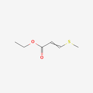 Ethyl 3-(methylsulfanyl)prop-2-enoate