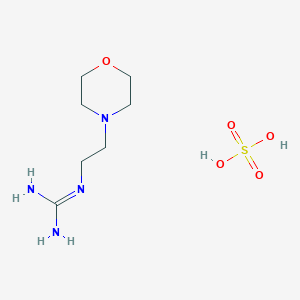 N''-[2-(morpholin-4-yl)ethyl]guanidine; sulfuric acid