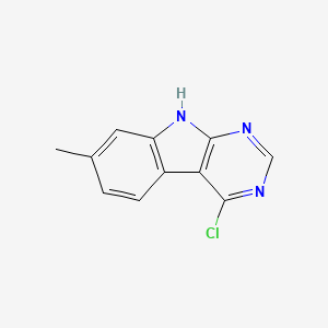 4-Chloro-7-methyl-9H-pyrimido[4,5-b]indole